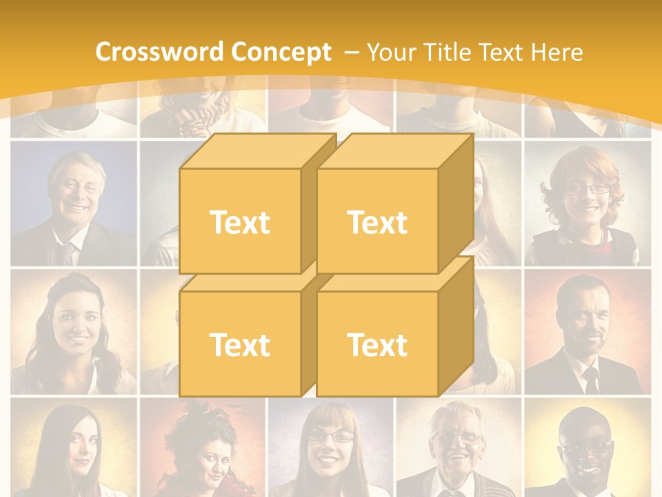 A Group Of People Are Shown In A Collage PowerPoint Template