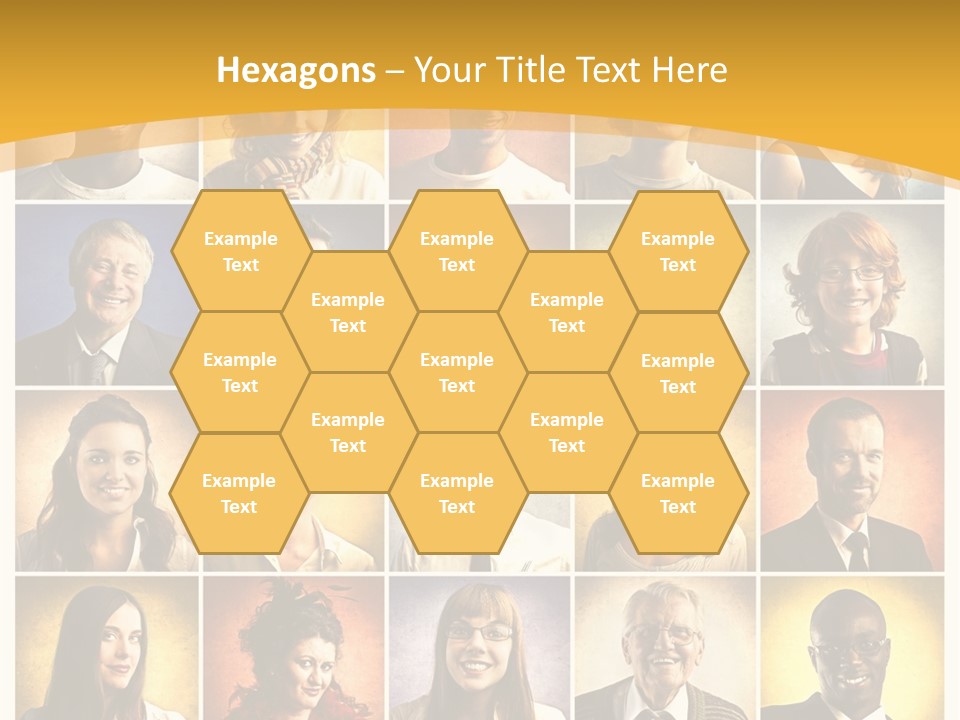 A Group Of People Are Shown In A Collage PowerPoint Template