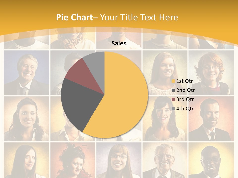 A Group Of People Are Shown In A Collage PowerPoint Template