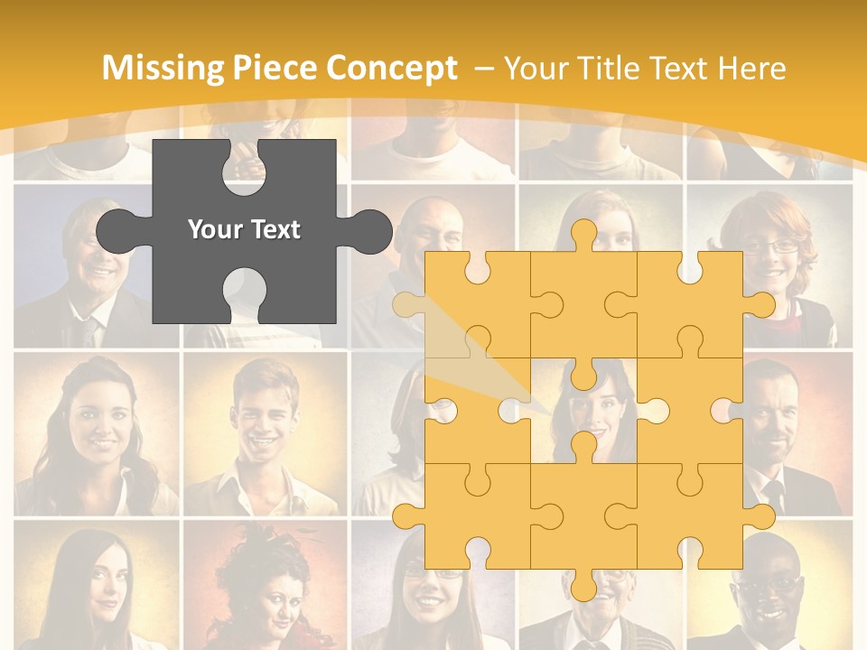 A Group Of People Are Shown In A Collage PowerPoint Template