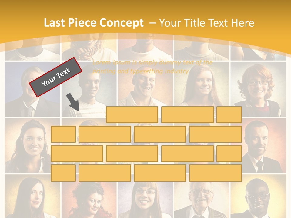 A Group Of People Are Shown In A Collage PowerPoint Template