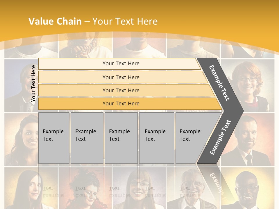 A Group Of People Are Shown In A Collage PowerPoint Template