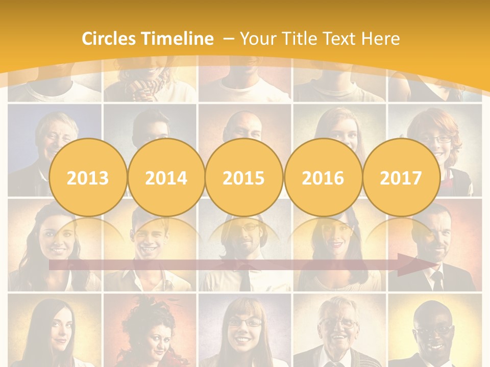 A Group Of People Are Shown In A Collage PowerPoint Template