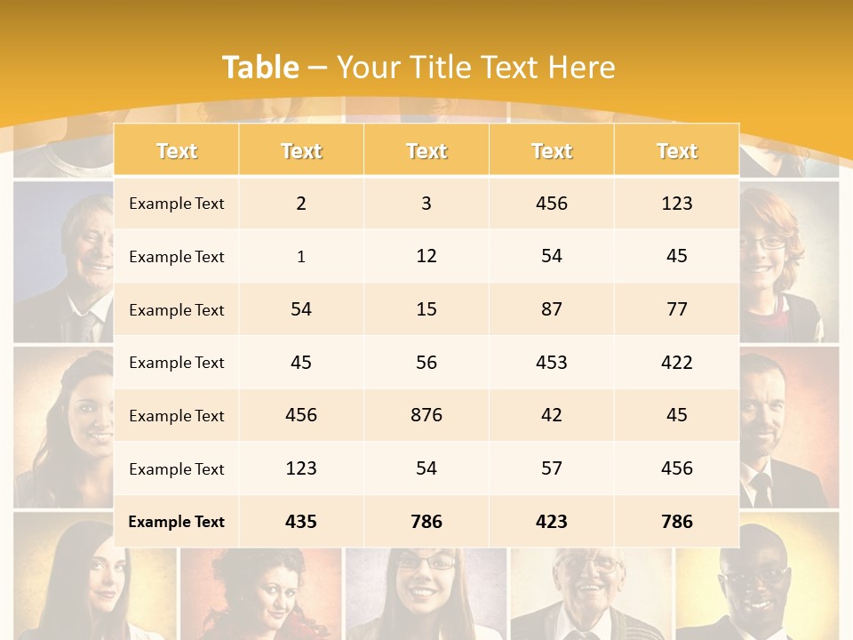 A Group Of People Are Shown In A Collage PowerPoint Template