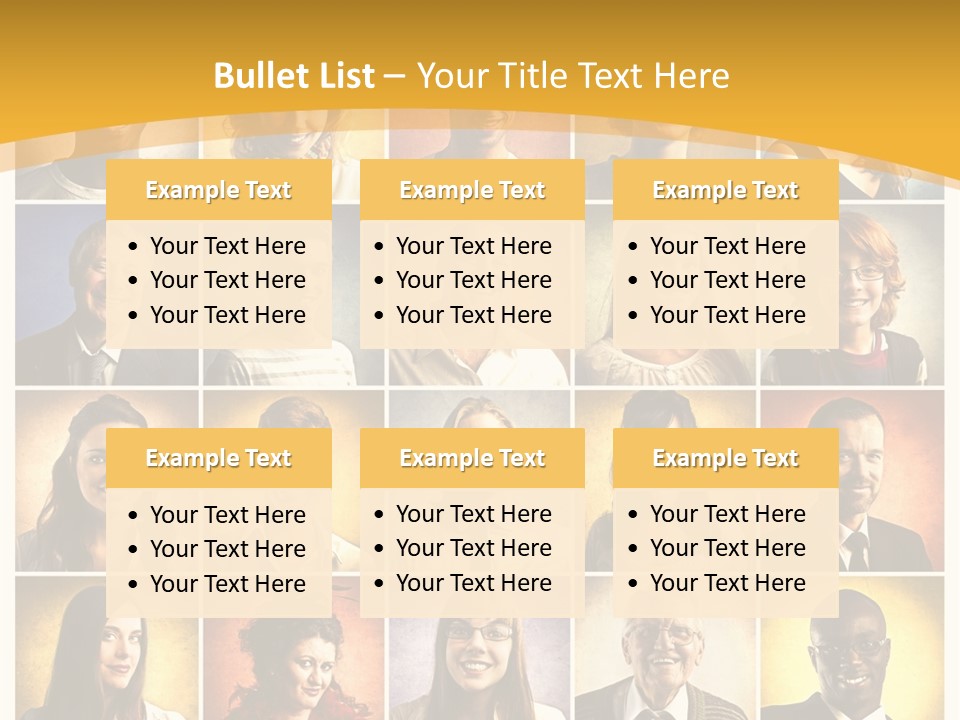 A Group Of People Are Shown In A Collage PowerPoint Template