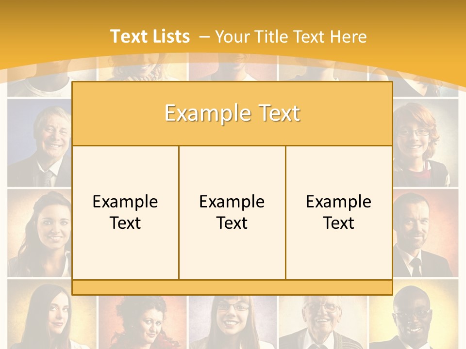 A Group Of People Are Shown In A Collage PowerPoint Template