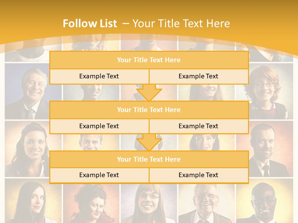A Group Of People Are Shown In A Collage PowerPoint Template