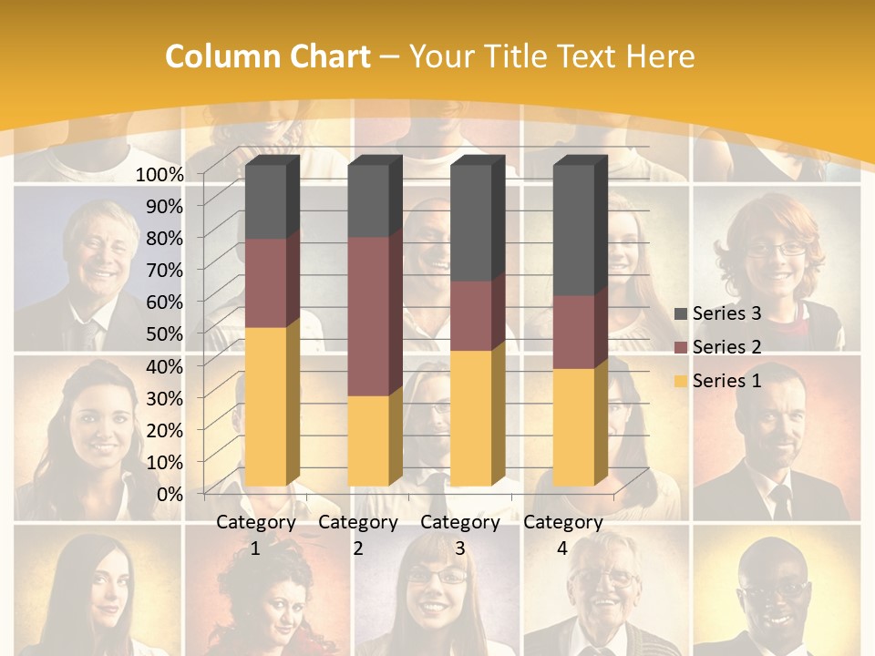 A Group Of People Are Shown In A Collage PowerPoint Template
