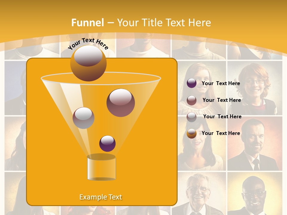 A Group Of People Are Shown In A Collage PowerPoint Template