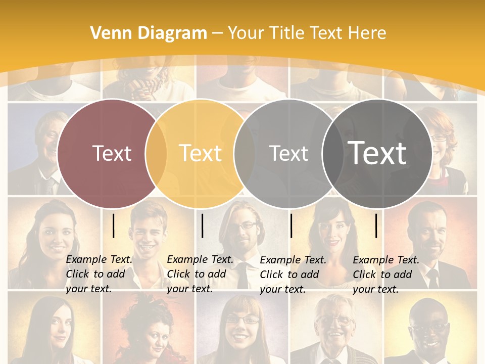 A Group Of People Are Shown In A Collage PowerPoint Template