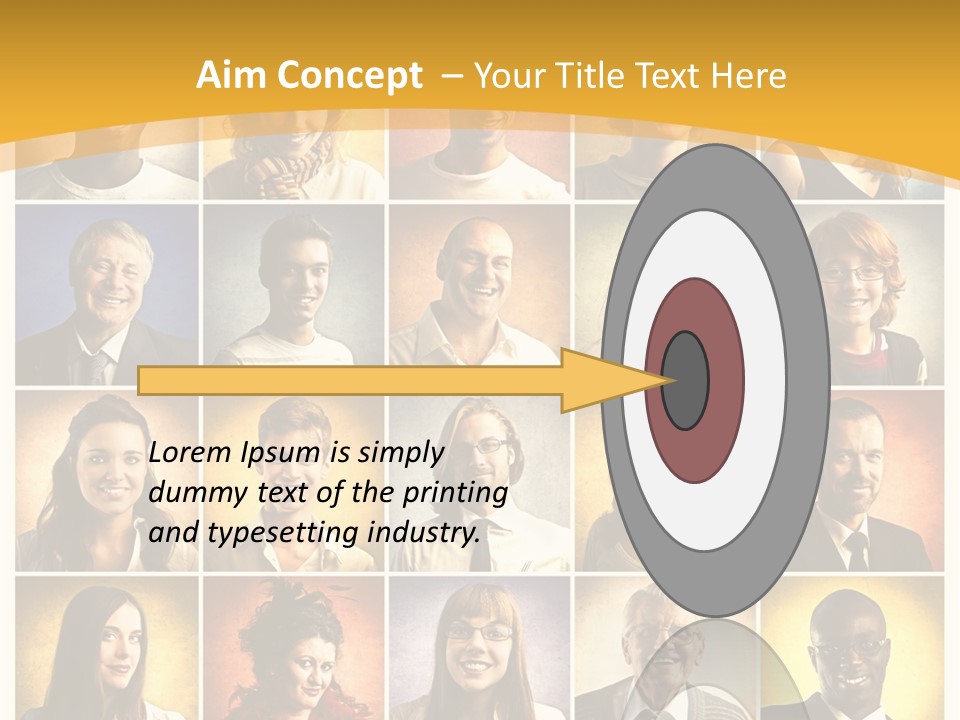 A Group Of People Are Shown In A Collage PowerPoint Template