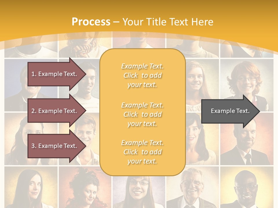 A Group Of People Are Shown In A Collage PowerPoint Template