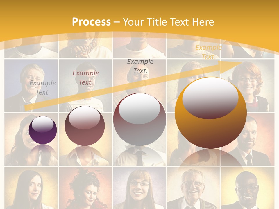 A Group Of People Are Shown In A Collage PowerPoint Template