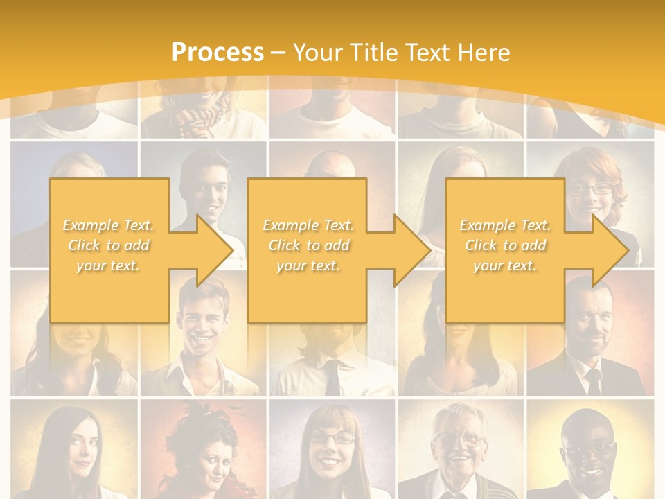 A Group Of People Are Shown In A Collage PowerPoint Template