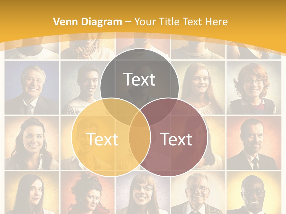 A Group Of People Are Shown In A Collage PowerPoint Template