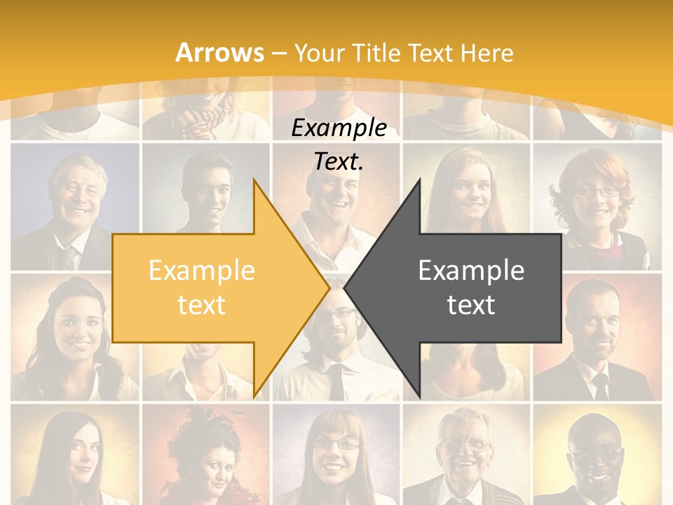A Group Of People Are Shown In A Collage PowerPoint Template