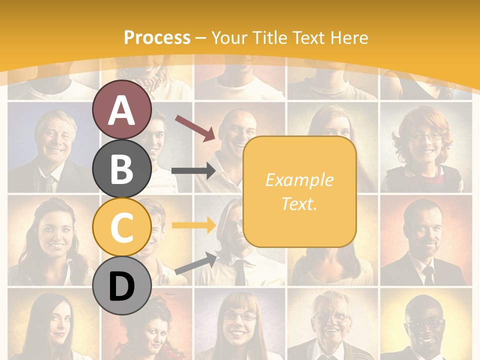 A Group Of People Are Shown In A Collage PowerPoint Template