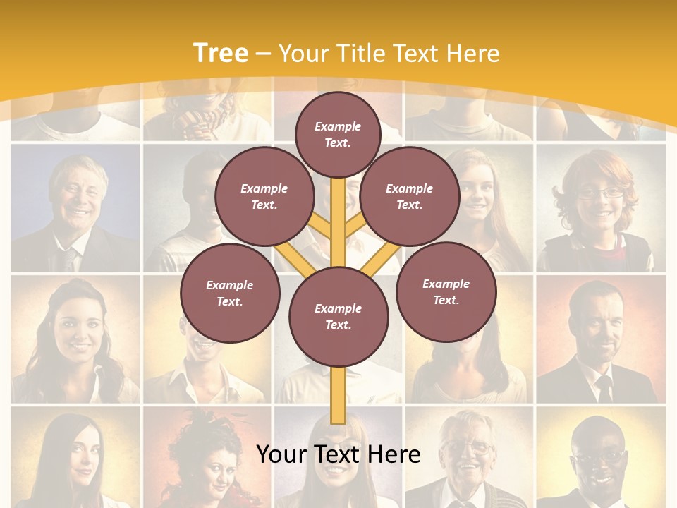 A Group Of People Are Shown In A Collage PowerPoint Template