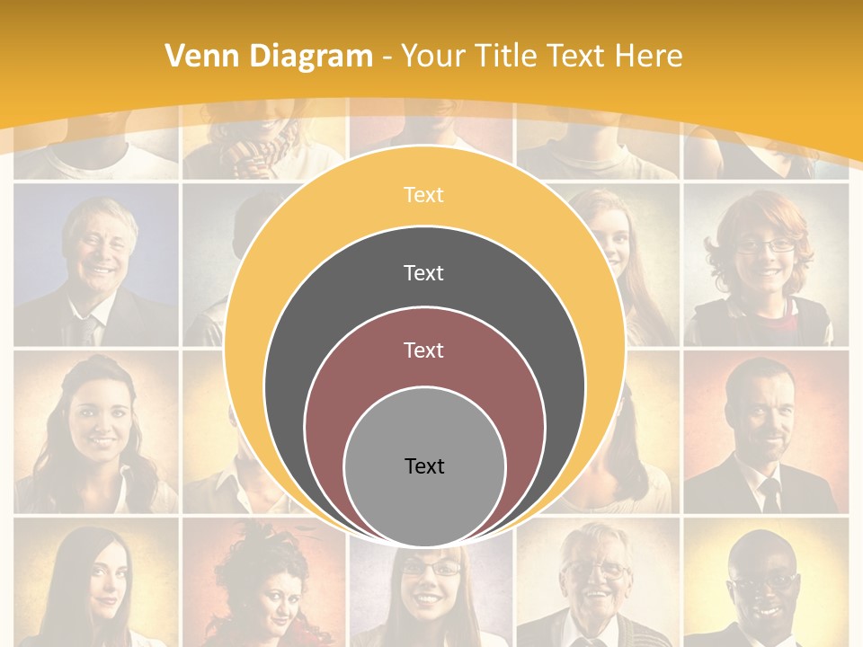 A Group Of People Are Shown In A Collage PowerPoint Template