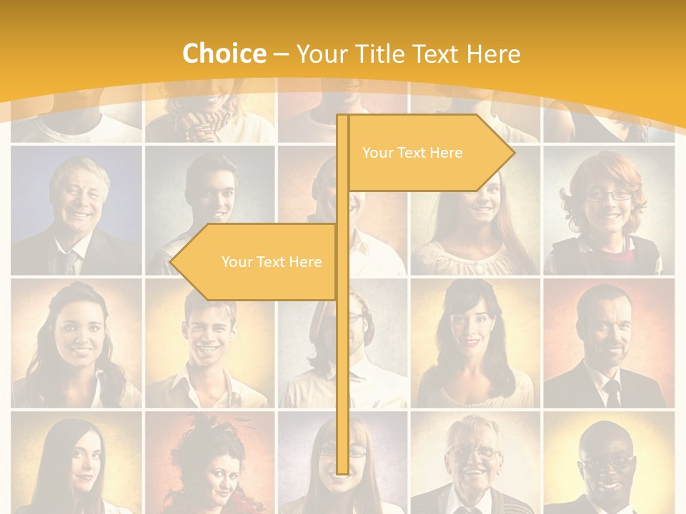 A Group Of People Are Shown In A Collage PowerPoint Template