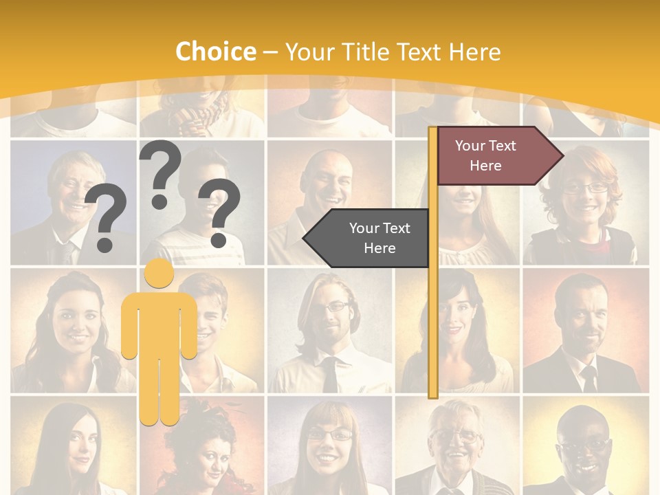 A Group Of People Are Shown In A Collage PowerPoint Template