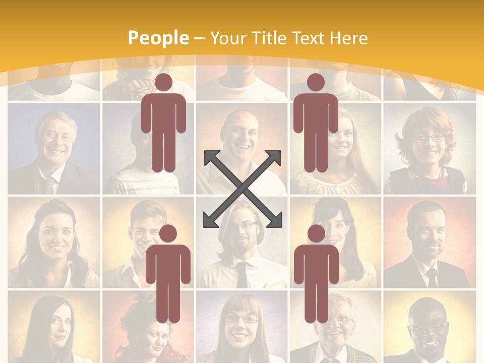 A Group Of People Are Shown In A Collage PowerPoint Template