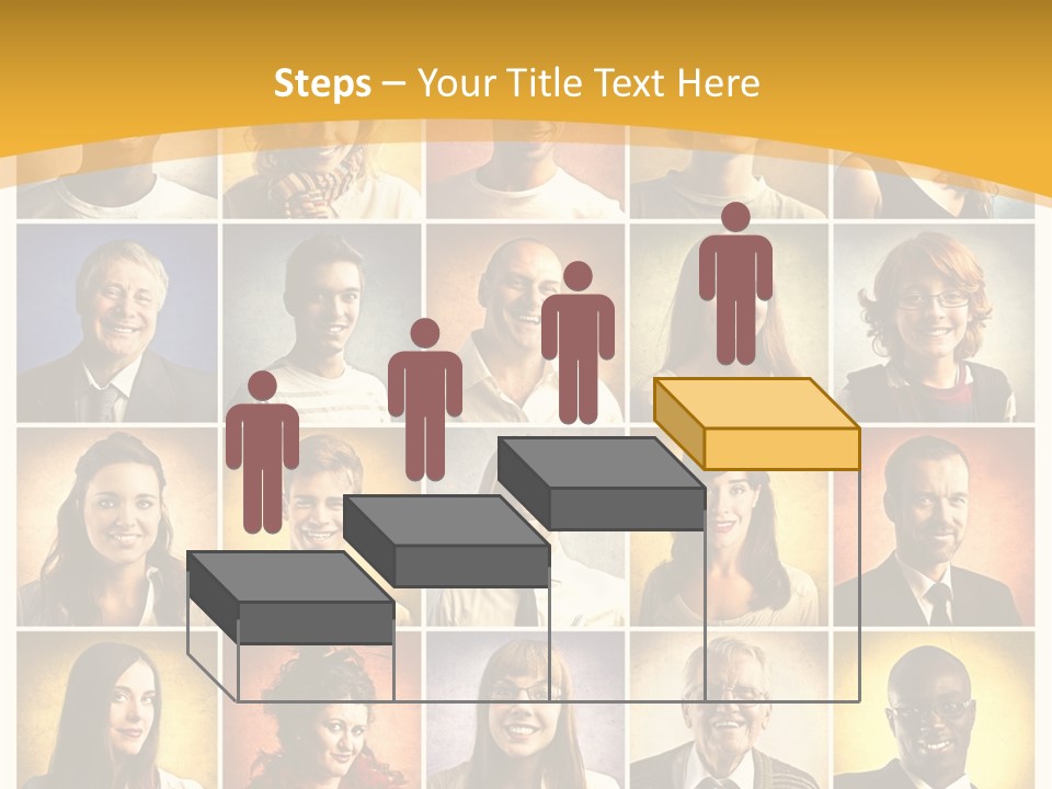 A Group Of People Are Shown In A Collage PowerPoint Template
