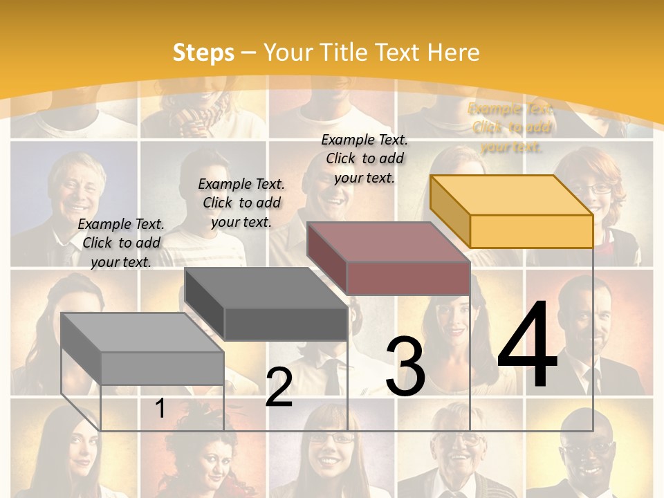 A Group Of People Are Shown In A Collage PowerPoint Template