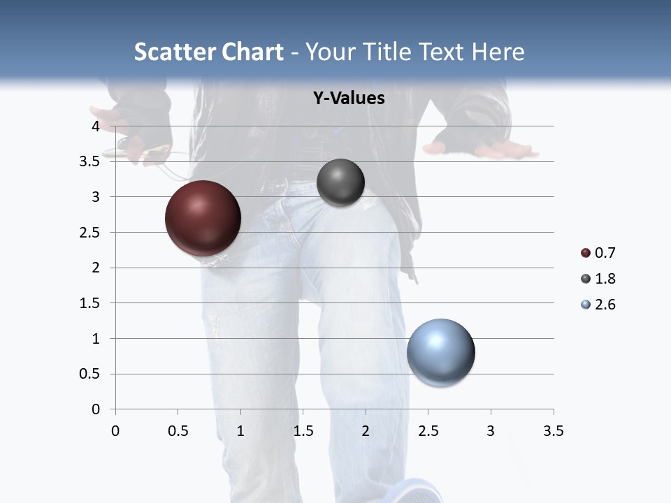 A Man In Jeans And A Jacket Is Running PowerPoint Template