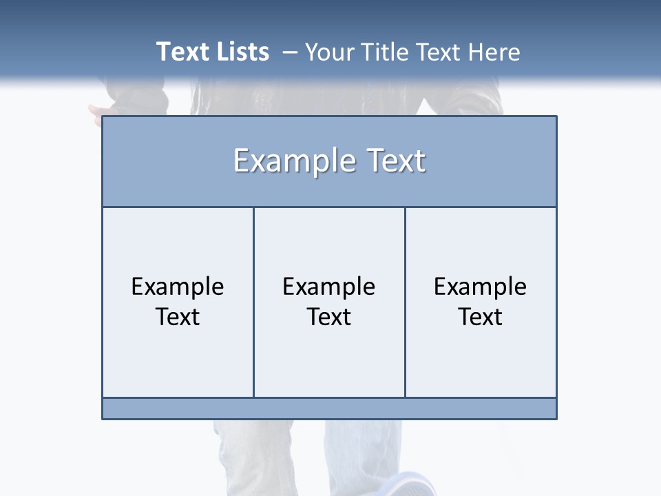 A Man In Jeans And A Jacket Is Running PowerPoint Template