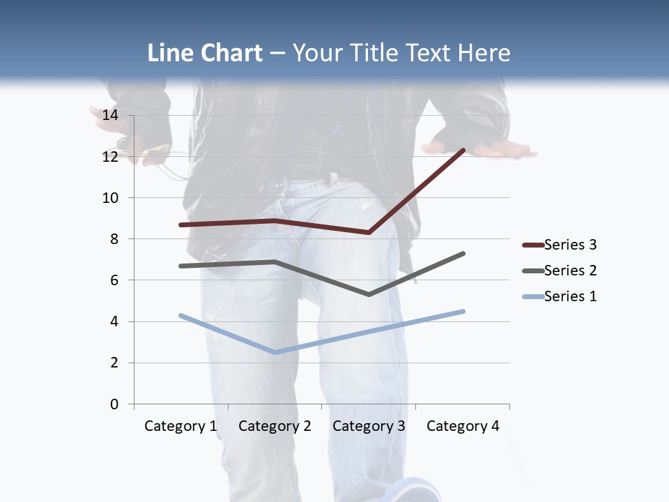 A Man In Jeans And A Jacket Is Running PowerPoint Template