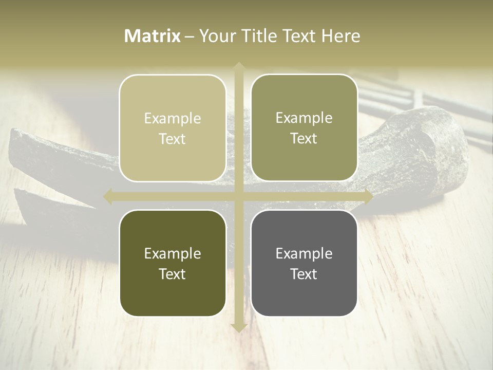 Hammer And Nails PowerPoint Template