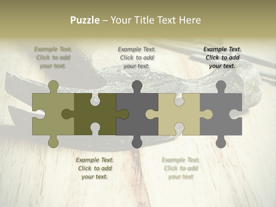 Hammer And Nails PowerPoint Template