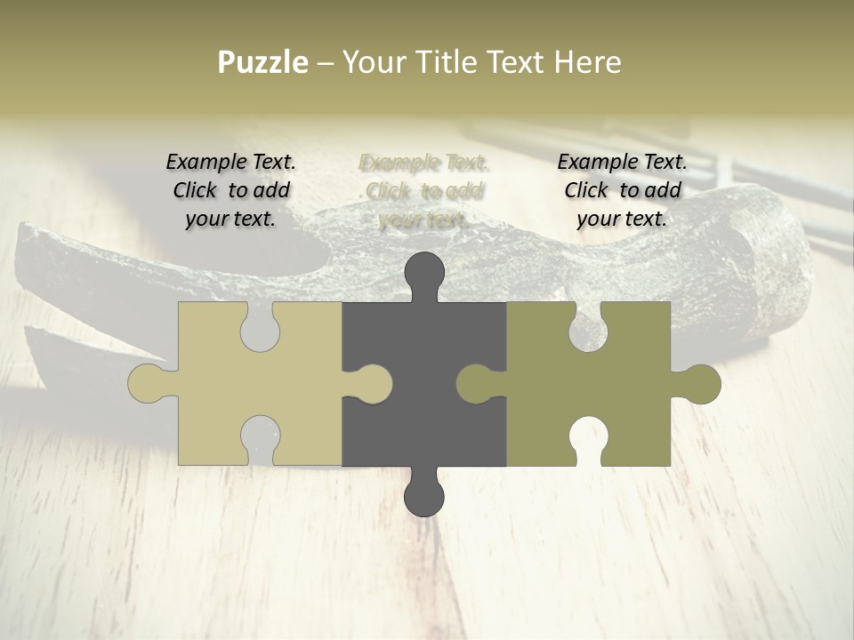 Hammer And Nails PowerPoint Template