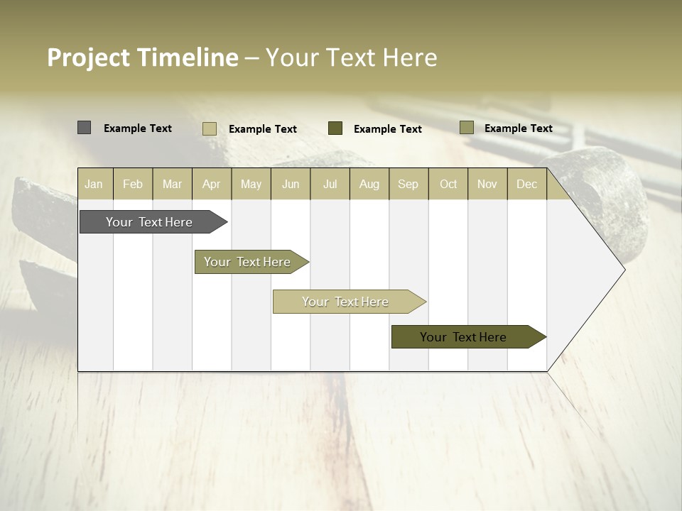 Hammer And Nails PowerPoint Template