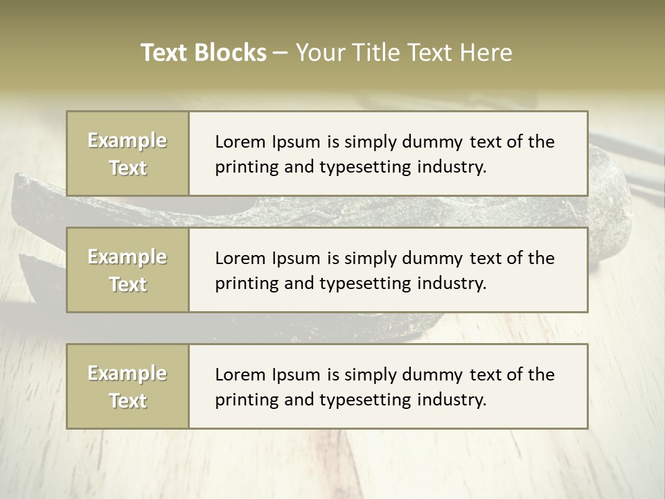 Hammer And Nails PowerPoint Template