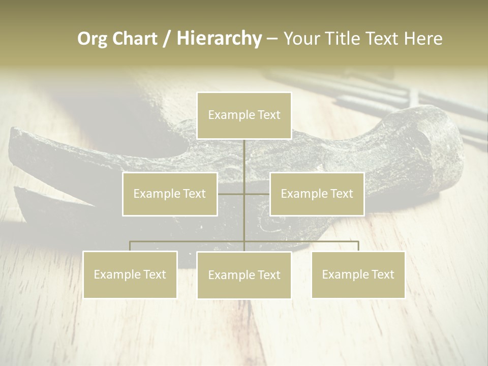 Hammer And Nails PowerPoint Template