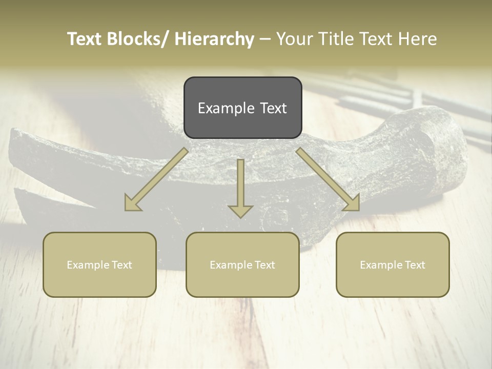 Hammer And Nails PowerPoint Template