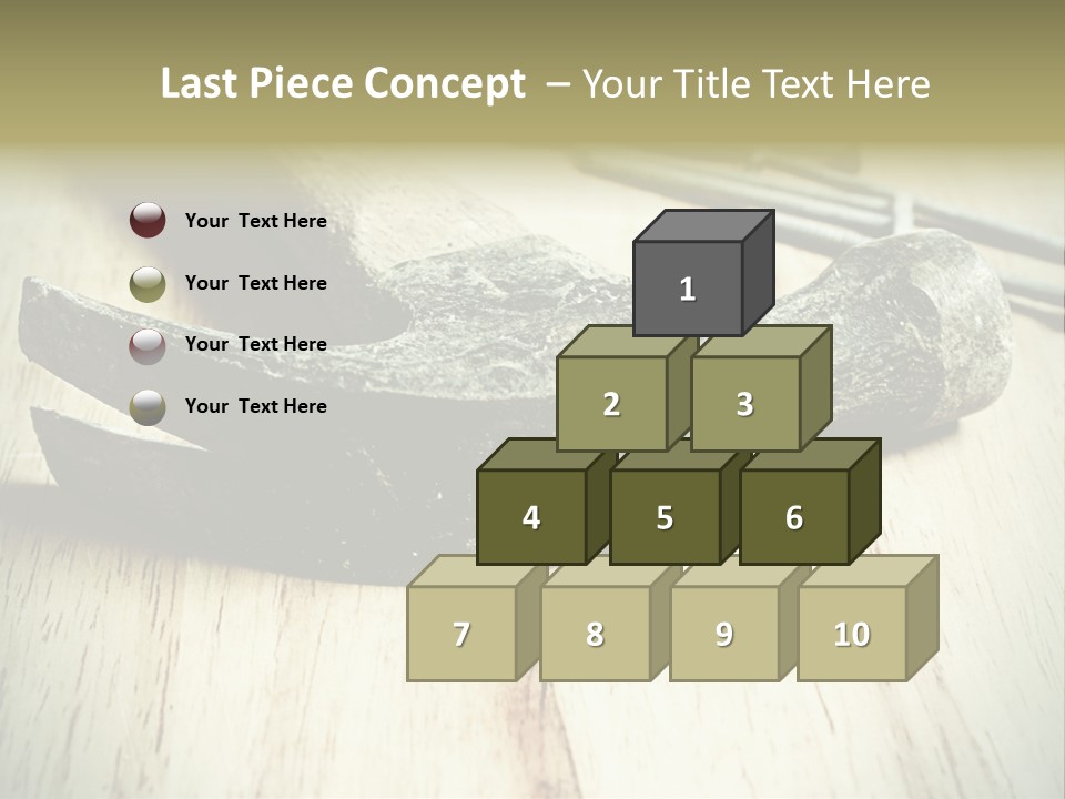 Hammer And Nails PowerPoint Template