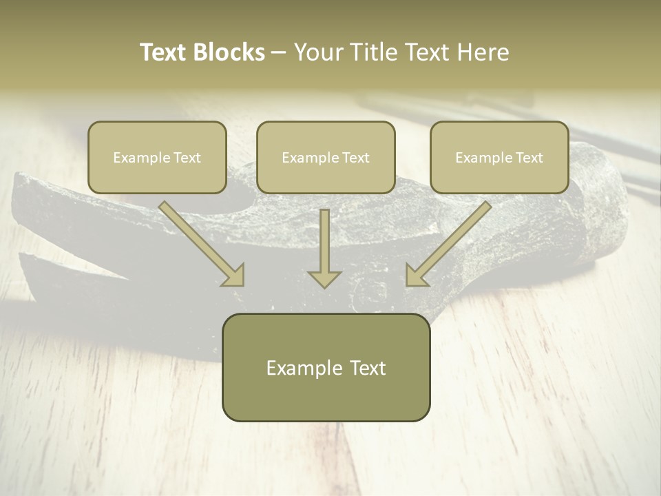 Hammer And Nails PowerPoint Template