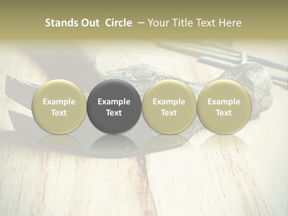 Hammer And Nails PowerPoint Template