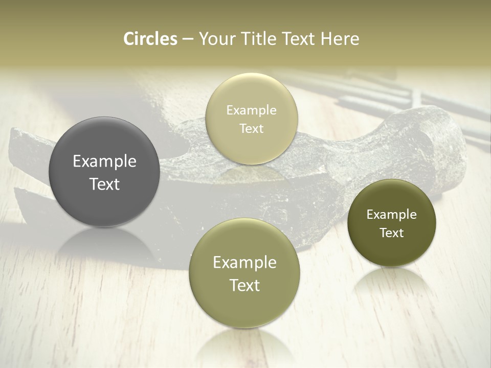 Hammer And Nails PowerPoint Template