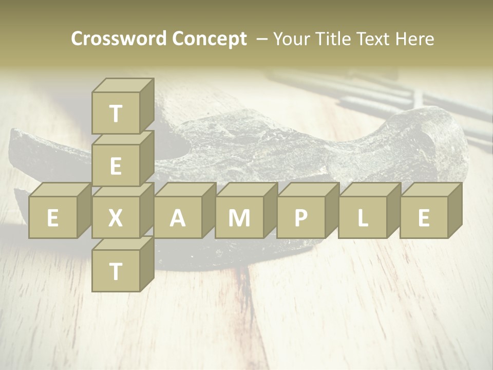 Hammer And Nails PowerPoint Template