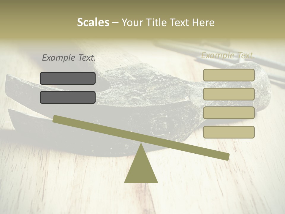Hammer And Nails PowerPoint Template