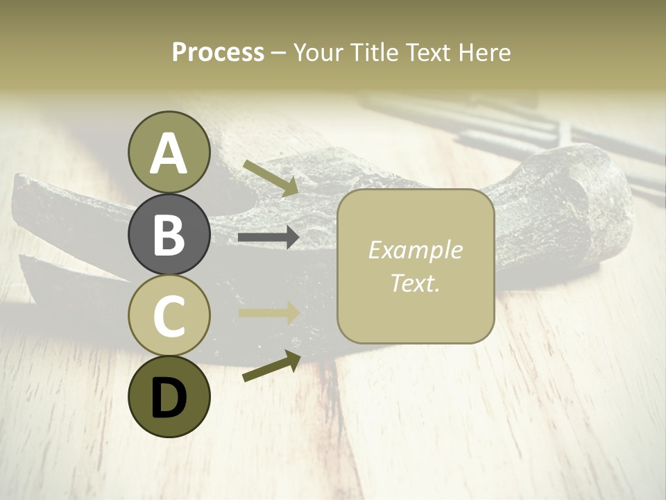 Hammer And Nails PowerPoint Template