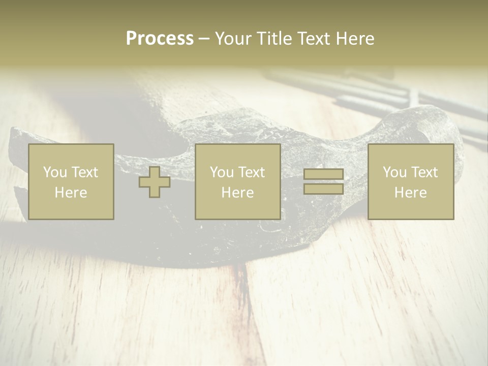 Hammer And Nails PowerPoint Template