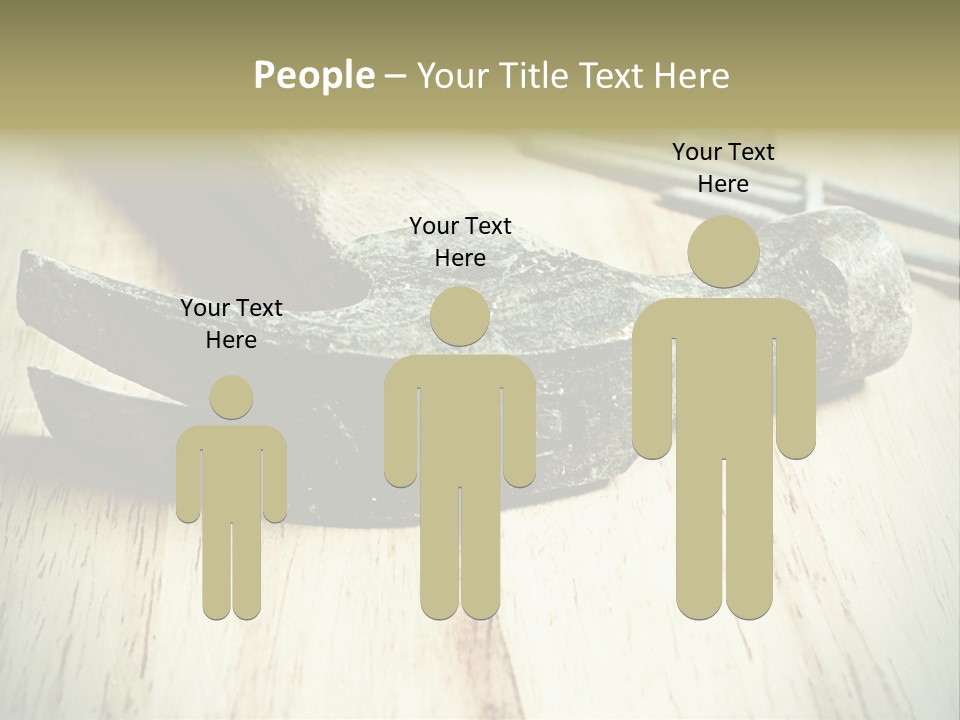 Hammer And Nails PowerPoint Template