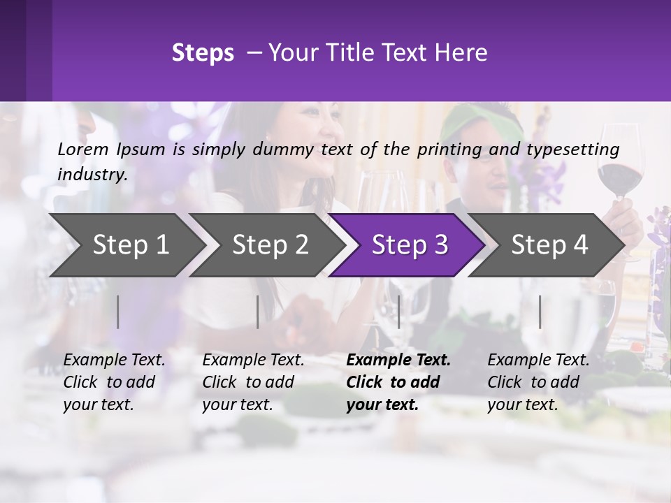A Group Of People Sitting At A Table With Wine Glasses PowerPoint Template