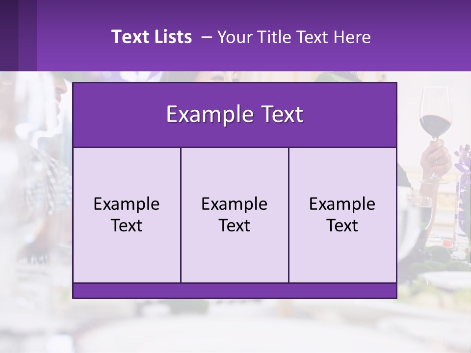 A Group Of People Sitting At A Table With Wine Glasses PowerPoint Template