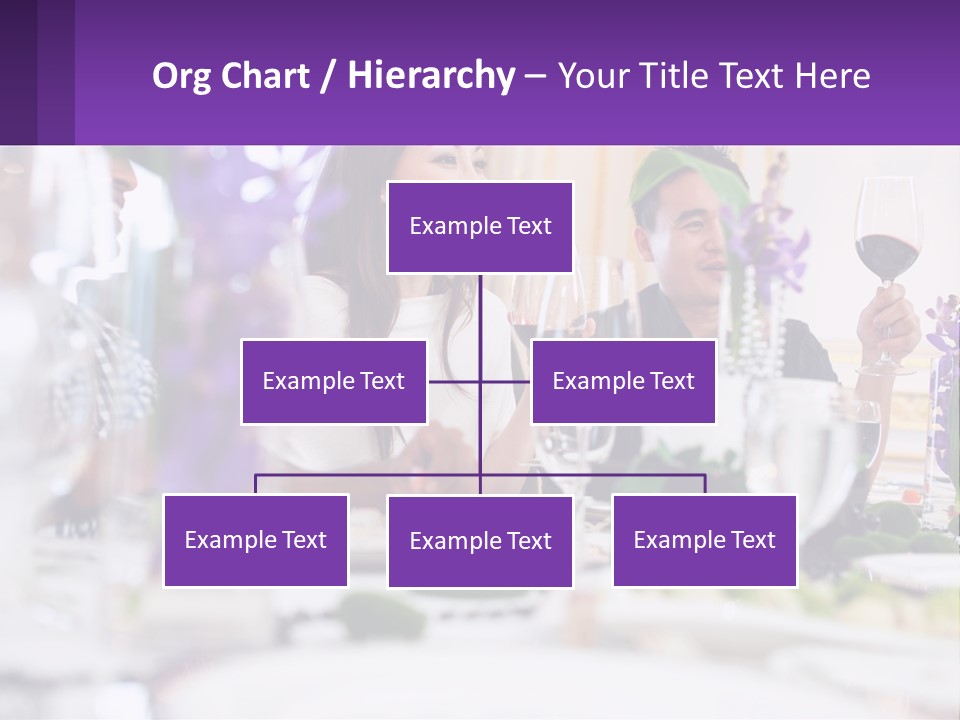 A Group Of People Sitting At A Table With Wine Glasses PowerPoint Template
